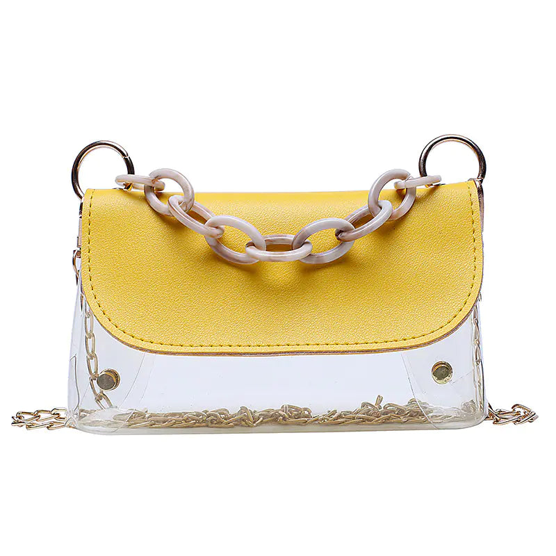 Transparent Trendy Messenger Bag