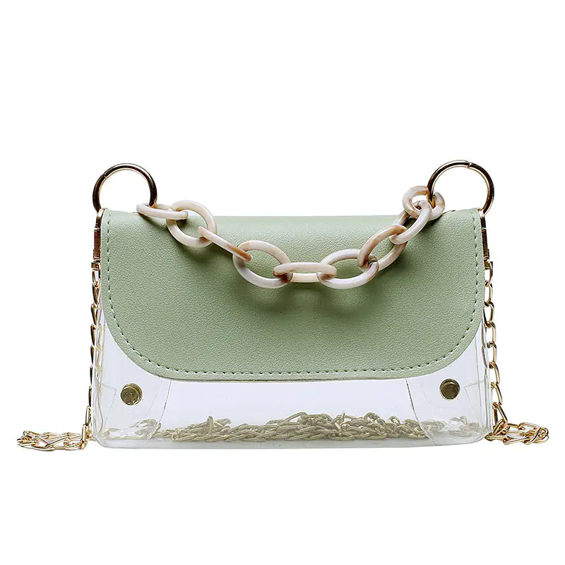 Transparent Trendy Messenger Bag