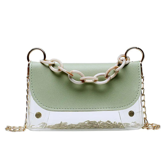 Transparent Trendy Messenger Bag