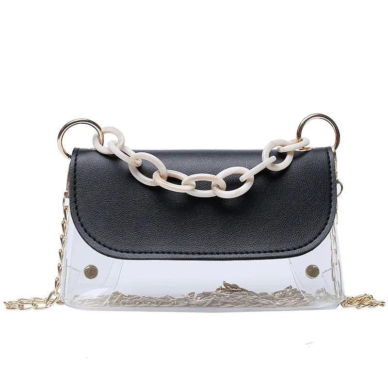 Transparent Trendy Messenger Bag